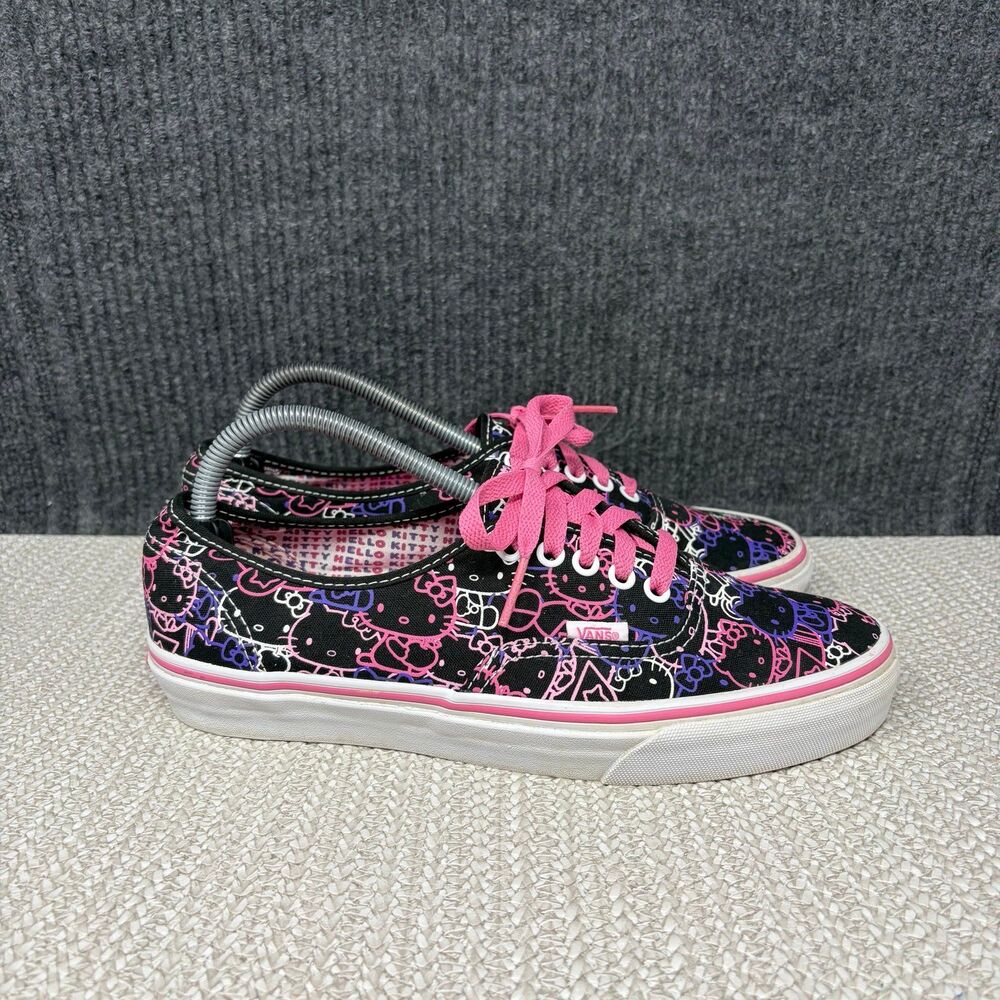 Vans Old Skool Hello Kitty Black Pink Purple Sneakers Shoes Women’s 10 US